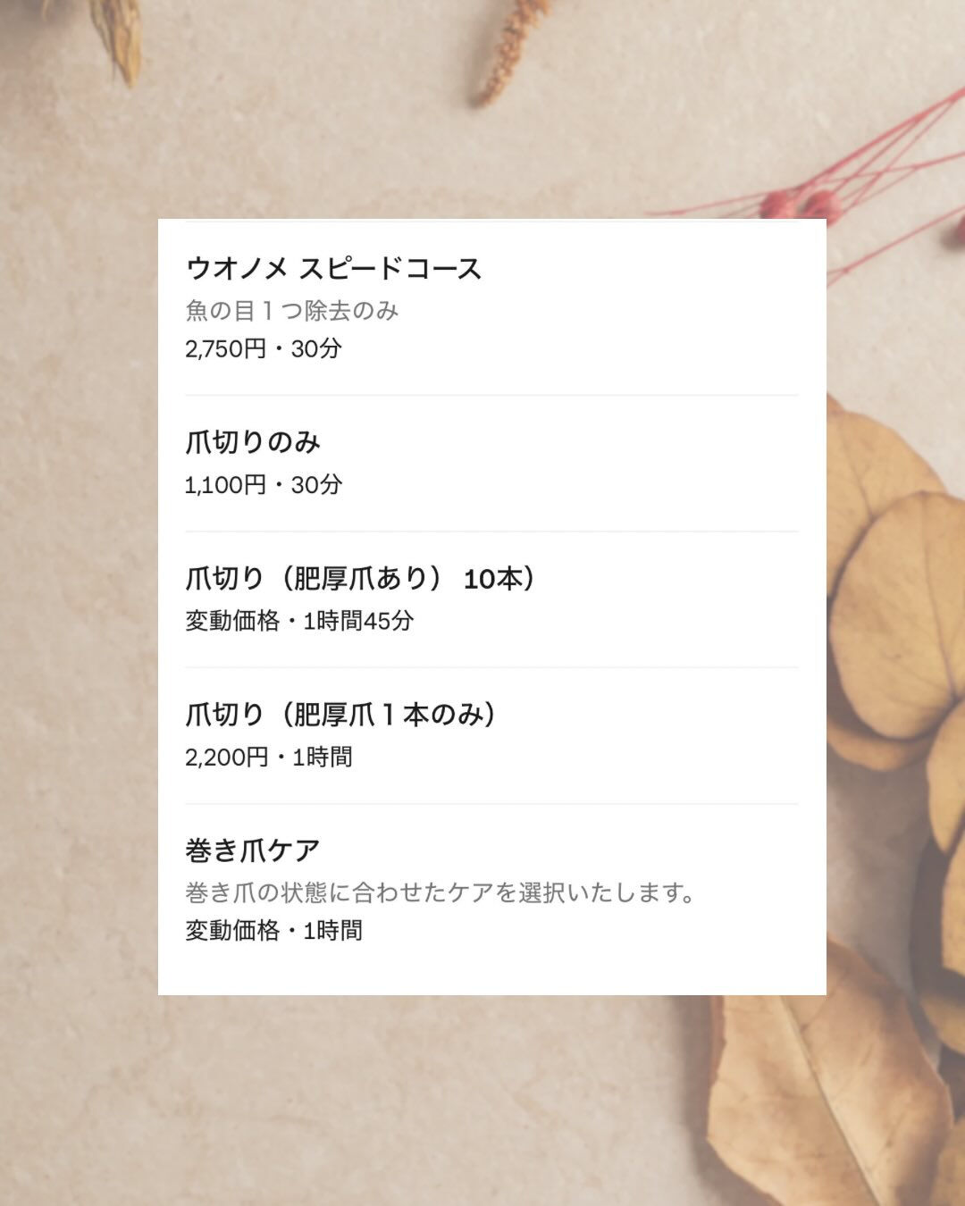 🌿お知らせ🌿